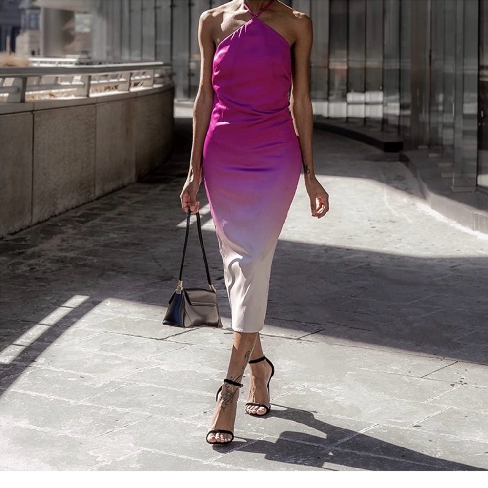 Ombre Midi Dress